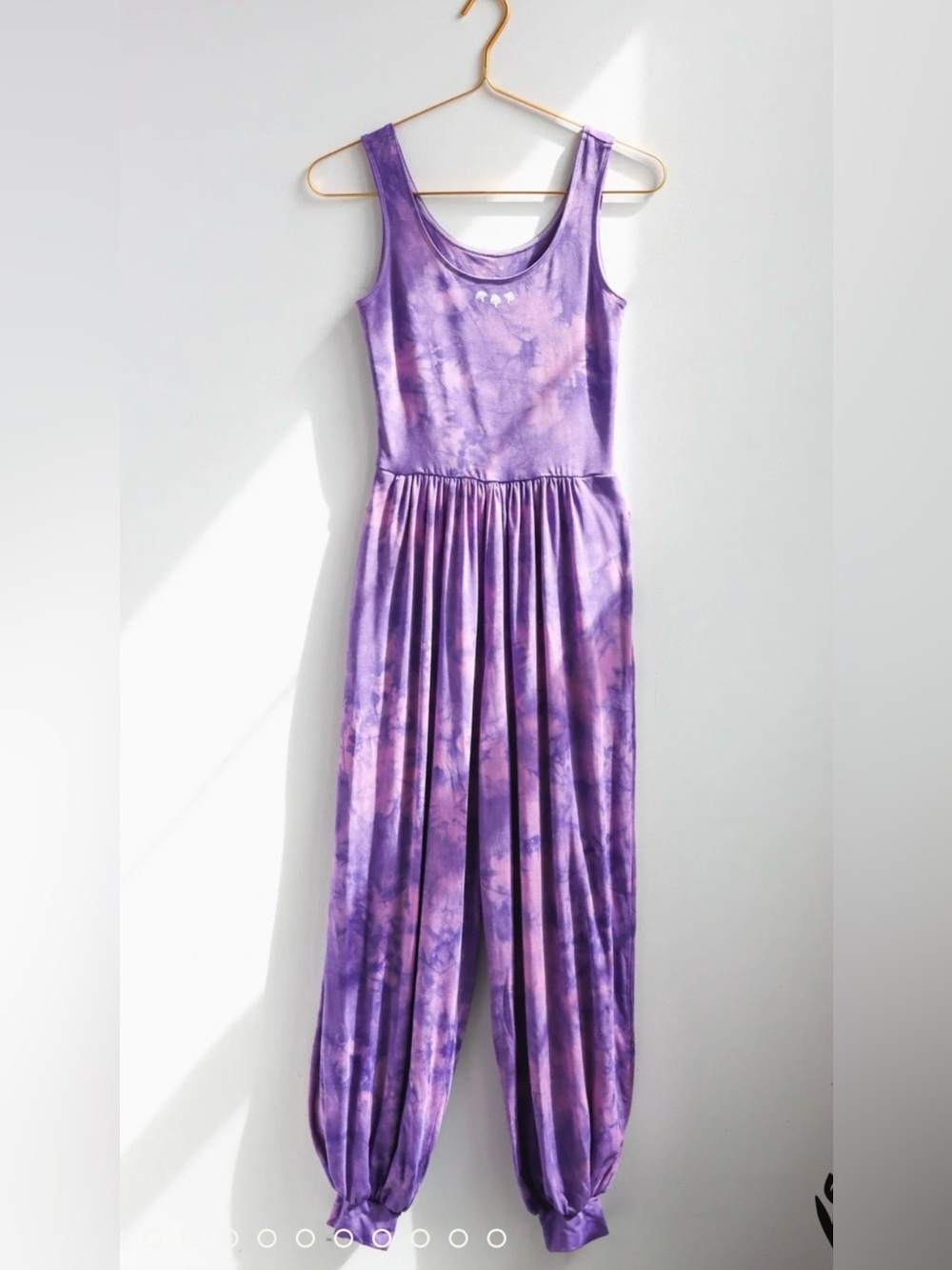 Purusha People Lilac Mushie Genie Jumpsuit L